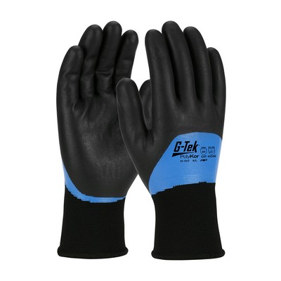 G-Tek® PolyKor® Seamless Knit PolyKor® Blend Glove with Acrylic Liner and Double-Dipped Nitrile