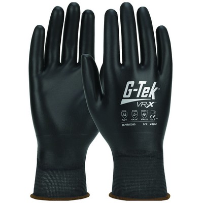 G-Tek® VR-X™ Seamless Knit PolyKor® Blended Glove with Polyurethane Advanced Barrier Coating Protect