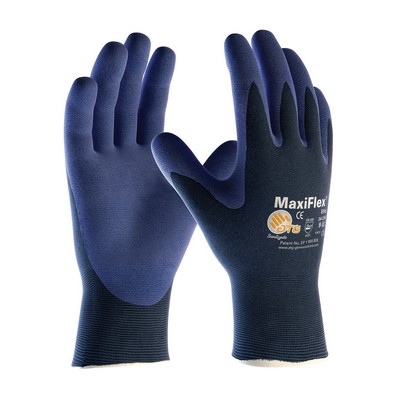 MaxiFlex® Elite™ Ultra Light Weight Seamless Knit Nylon Glove with Nitrile Coated MicroFoam Grip