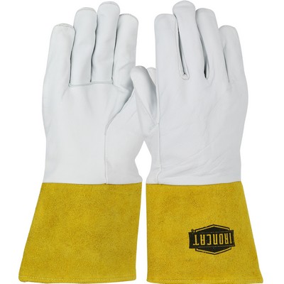 Ironcat® Premium Top Grain Kidskin Leather TIG Welder's Glove DuPont™Stitching Split Leather Gauntle