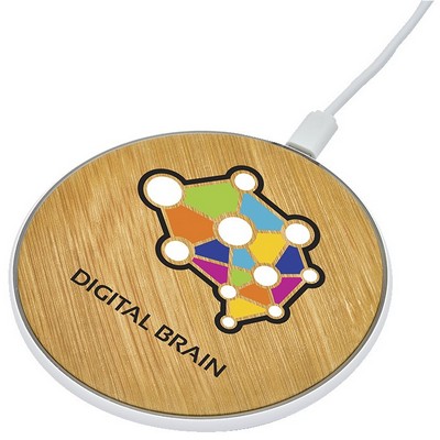 Bamboo Print Wireless Charger
