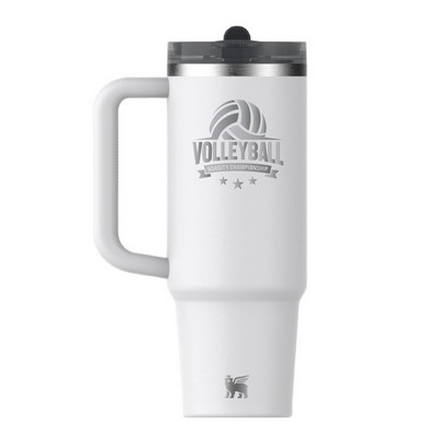 Stanley® Quencher ProTour Flip Straw Tumbler 30oz, Chalk White - Etched
