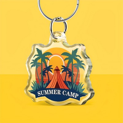 1.25" Custom Acrylic Keychain