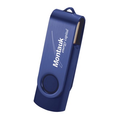 4GB Rotating 2Tone Flash Drive